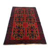 Hand Knotted Baluchi Rug 3' 7" x 6' 2" (ft) - No. W27459