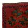 Red Color Baluchi Rug 4' 2" x 6' 4" (ft) - No. W28022