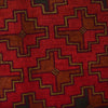 Red Color Baluchi Rug 4' 2" x 6' 4" (ft) - No. W28022