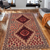 Hand Knotted Baluchi Rug 3' 11" x 6' 7" (ft) - No. W28027