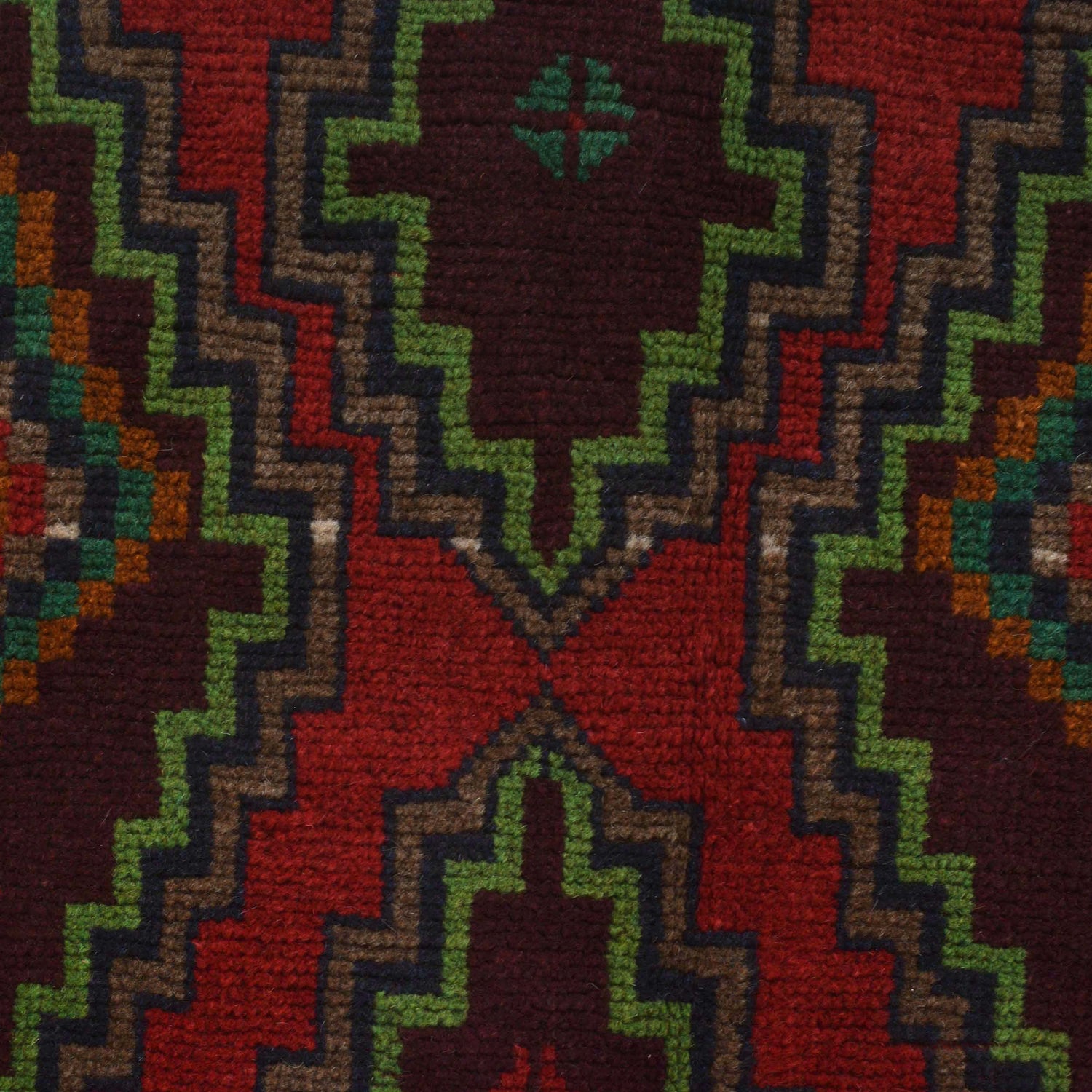Tribal Baloch Carpet 4' 2" x 6' 5" (ft) - No. W29015