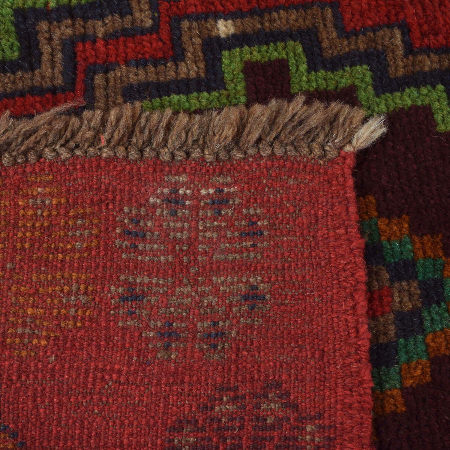 Tribal Baloch Carpet 4' 2" x 6' 5" (ft) - No. W29015
