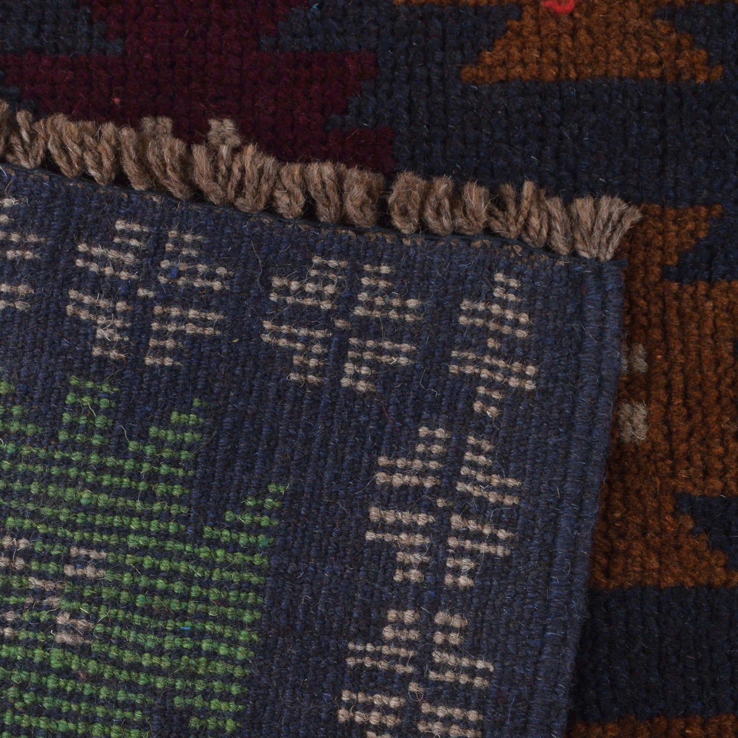 Traditional Baloch Carpet 4' 1" x 6' 5" (ft) - No. W29016