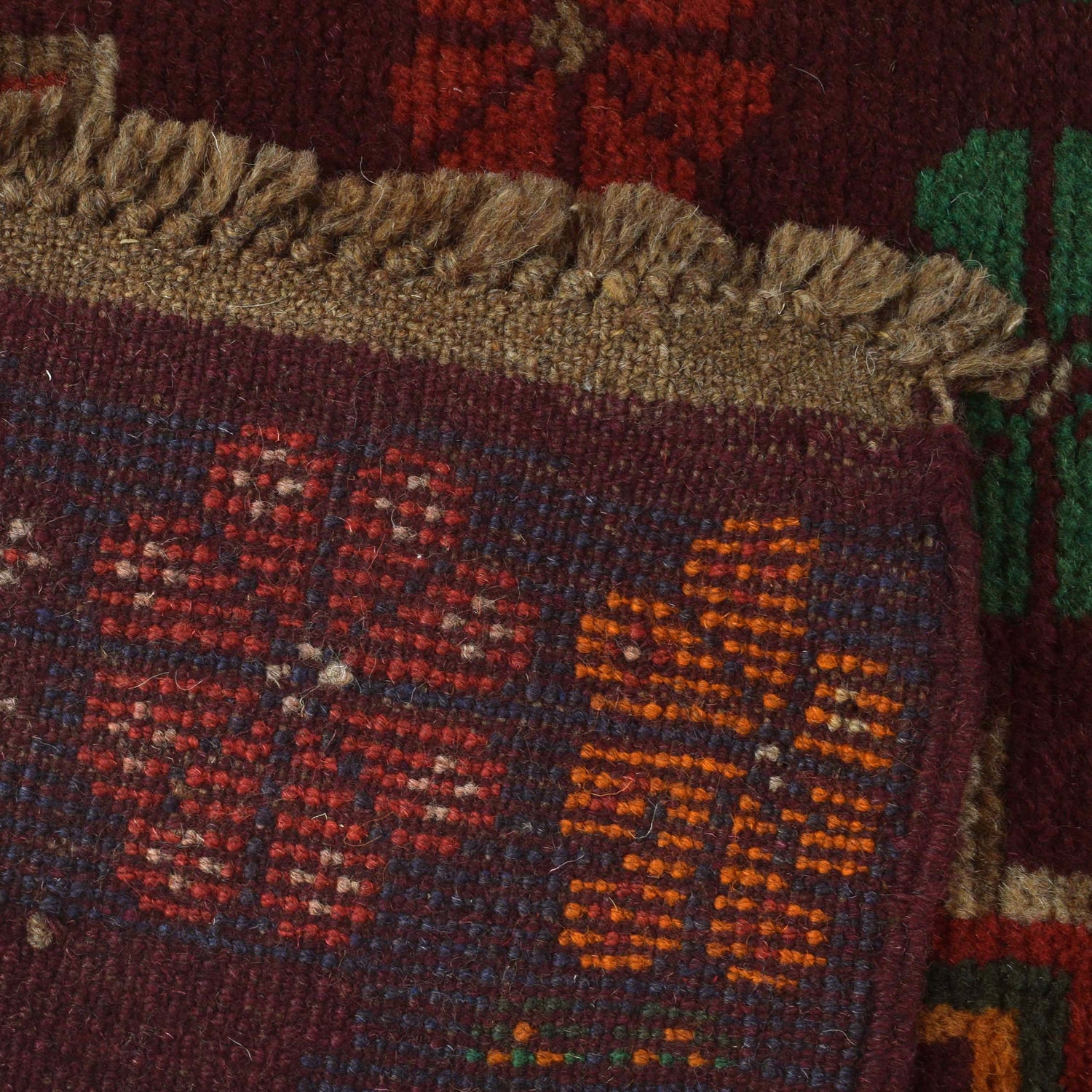 Traditional Baloch Carpet 3' 11" x 6' 4" (ft) - No. W29017