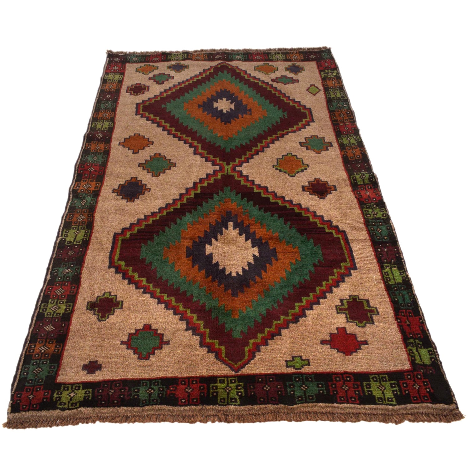 Baluch Short Carpet 4' 0" x 6' 8" (ft) - No. W29018