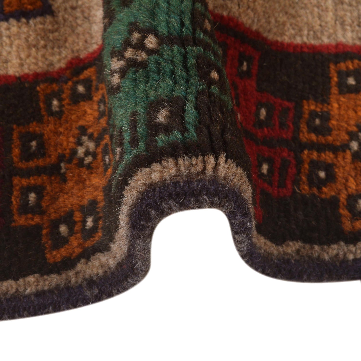 Baluch Short Carpet 4' 0" x 6' 8" (ft) - No. W29018