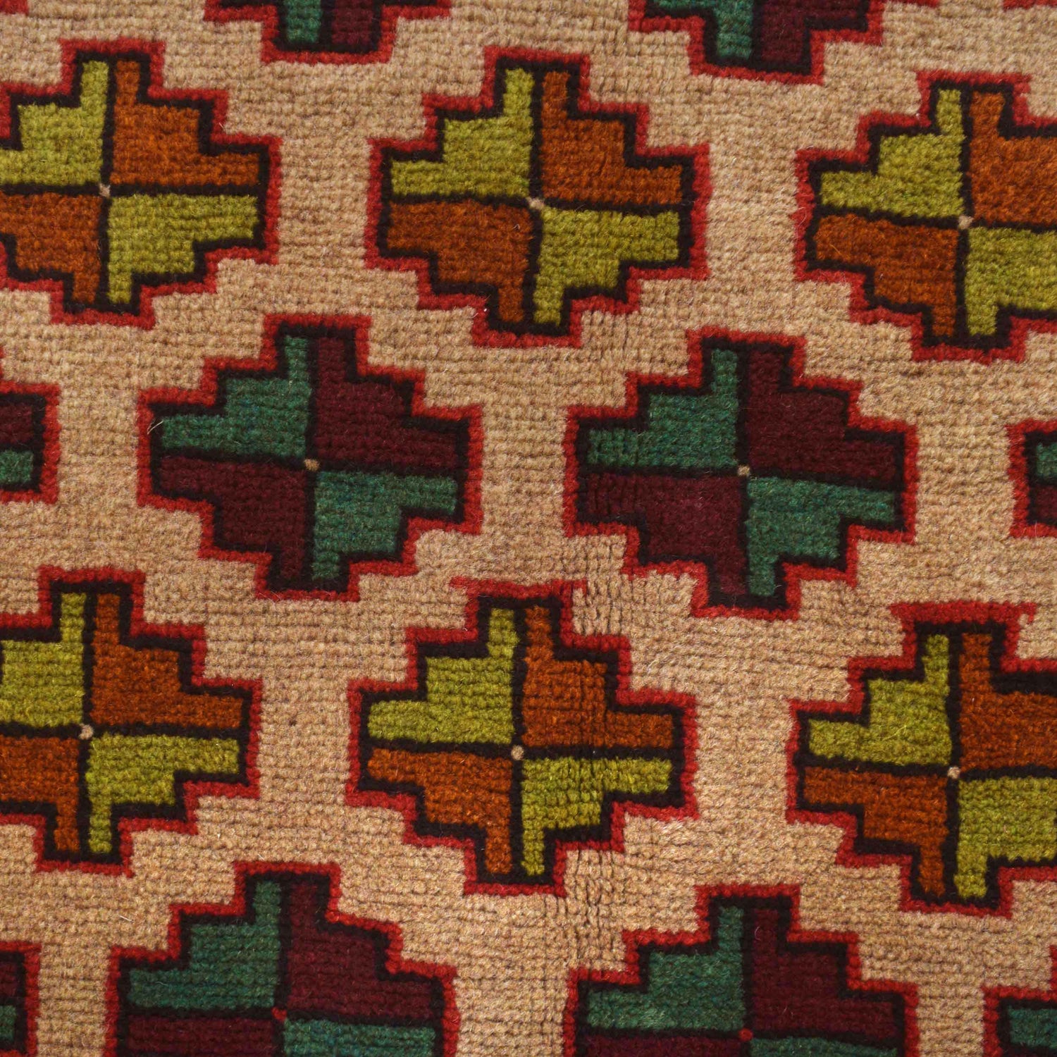 Tribal Baloch Carpet 3' 9" x 6' 3" (ft) - No. W29019