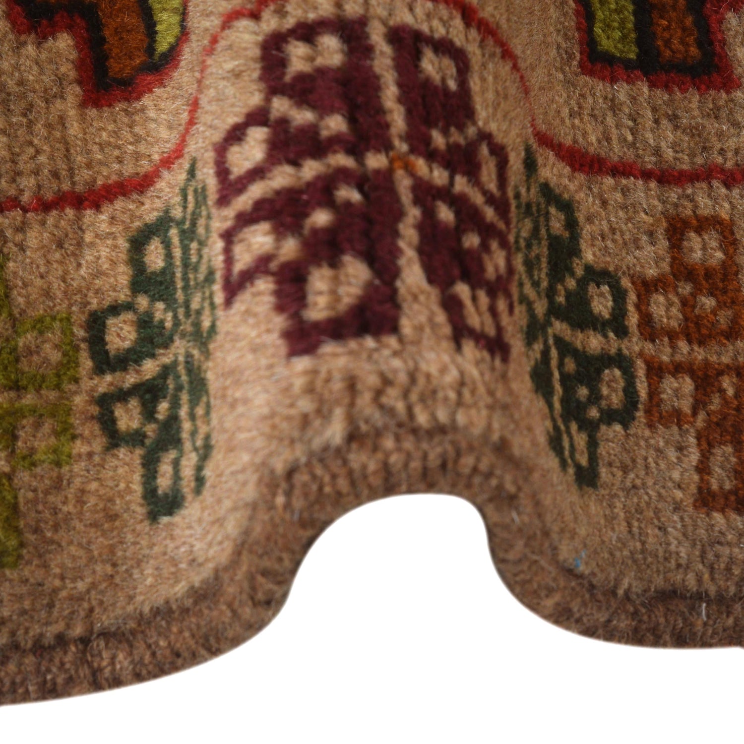 Tribal Baloch Carpet 3' 9" x 6' 3" (ft) - No. W29019