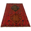 Red Color Baluchi Carpet 4' 2" x 6' 4" (ft) - No. W29021