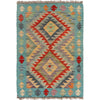 Handmade Vegetable Kilim 2' 0" x 2' 10" (ft) - No. W29820