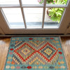 Handmade Vegetable Kilim 2' 0" x 2' 10" (ft) - No. W29820