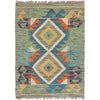 Handmade Vegetable Kilim 1' 10" x 2' 8" (ft) - No. W29823