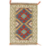 Handmade Vegetable Kilim 1' 10" x 2' 9" (ft) - No. W29824