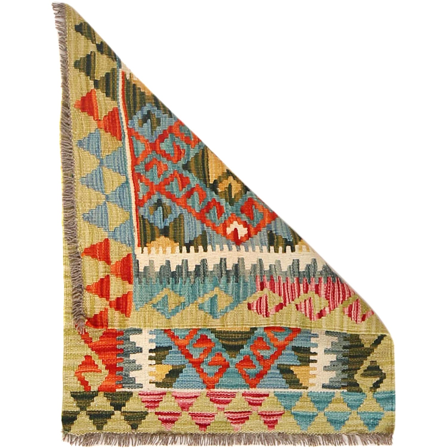 Handmade Vegetable Kelim 2' 0" x 2' 7" (ft) - No. W29854