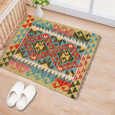 Handmade Vegetable Kelim 2' 0" x 2' 7" (ft) - No. W29854