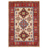 Hand Knotted Kazak Carpet 3' 10" x 5' 9" (ft) - No. W30734