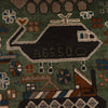 War Rug 2' 9" x 4' 0" (ft) - No. W30736