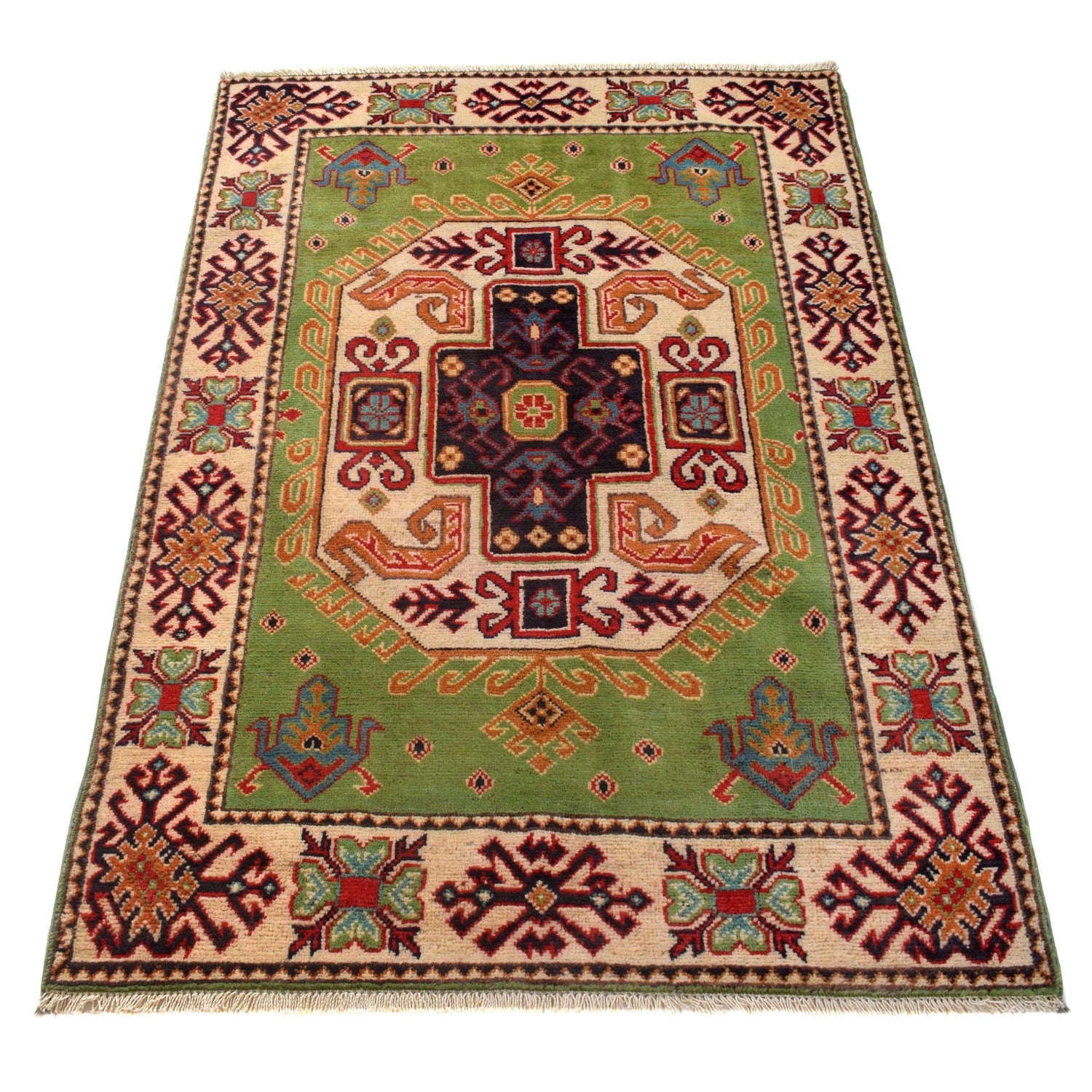 Oriental Kazak Carpet 3' 3" x 4' 8" (ft) - No. W30743