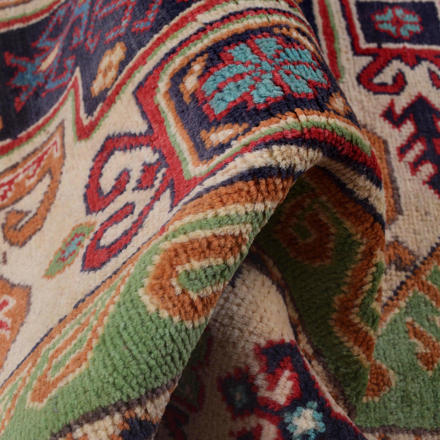 Oriental Kazak Carpet 3' 3" x 4' 8" (ft) - No. W30743