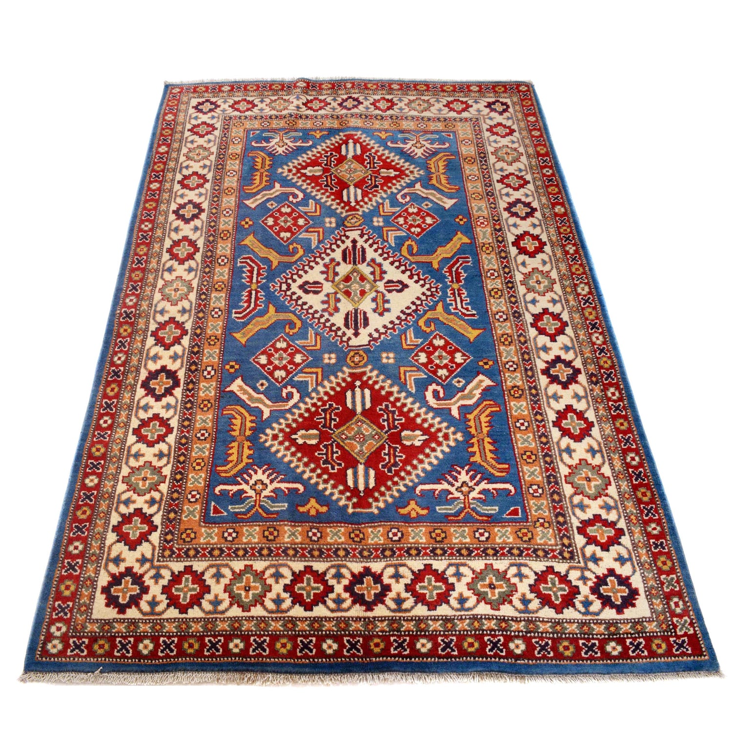 Oriental Kazak Carpet 3' 11" x 5' 11" (ft) - No. W30744
