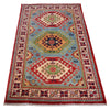 Hand Knotted Kazak Carpet 3' 1" x 4' 11" (ft) - No. W30747
