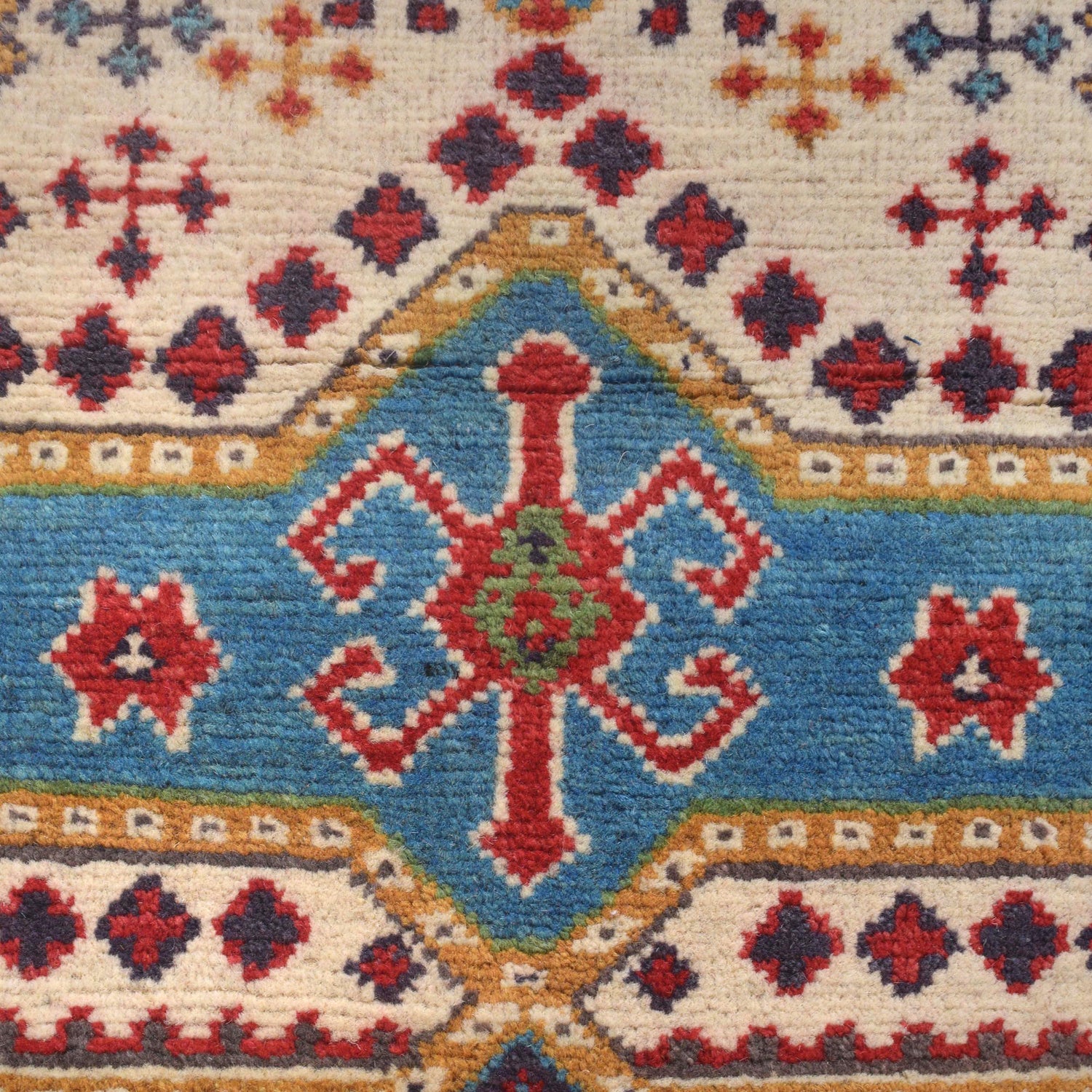 Oriental Kazak Carpet 4' 7" x 6' 6" (ft) - No. W30750