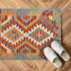 Handmade Vegetable Kilim 2' 3" x 2' 10" (ft) - No. W30786