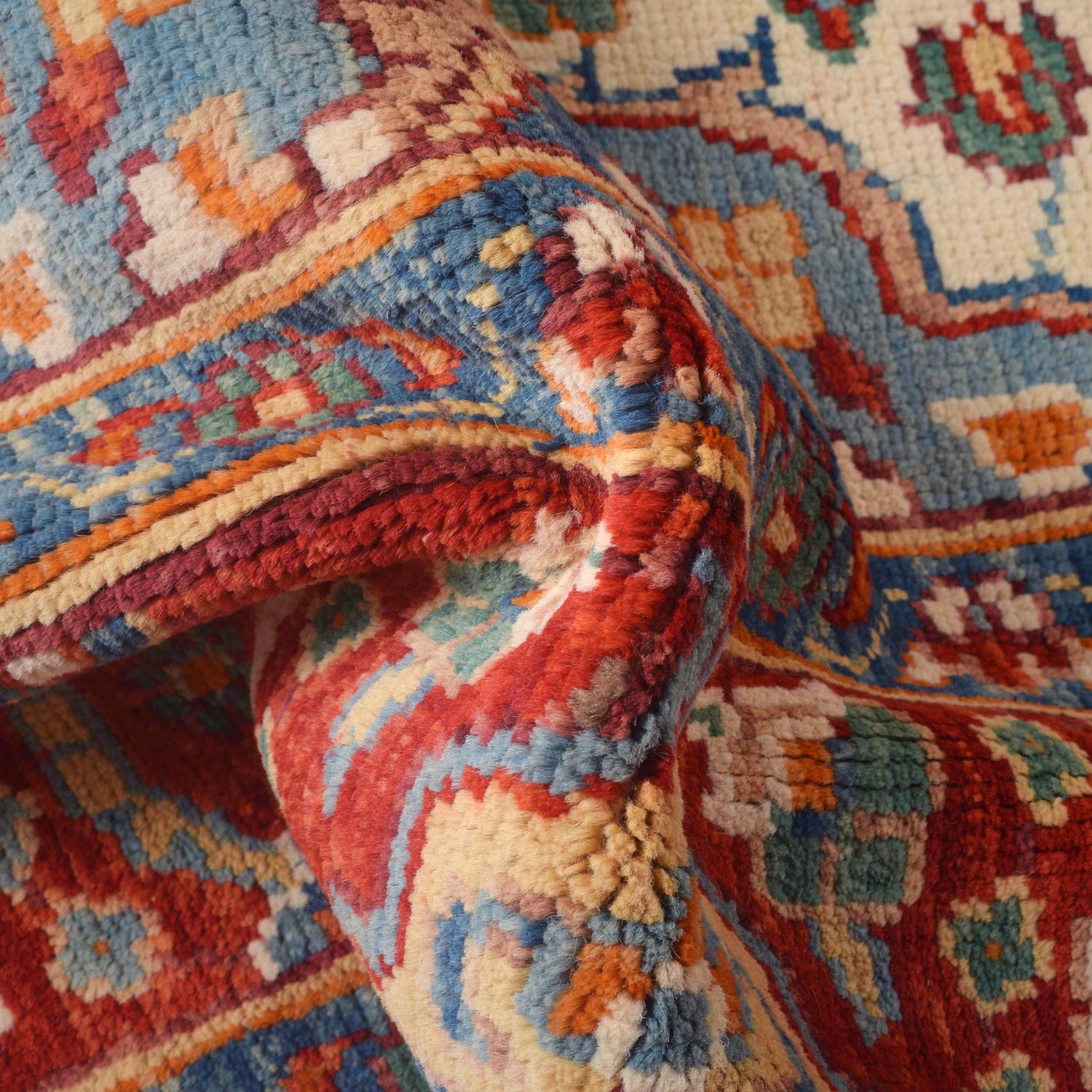 Hand Knotted Persian Design Heriz Carpet 8' 5" x 10' 11" (ft) - No. W30837