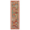 Vegetable Kelim Runner 2' 7" x 9' 9" (ft) - No. W30872