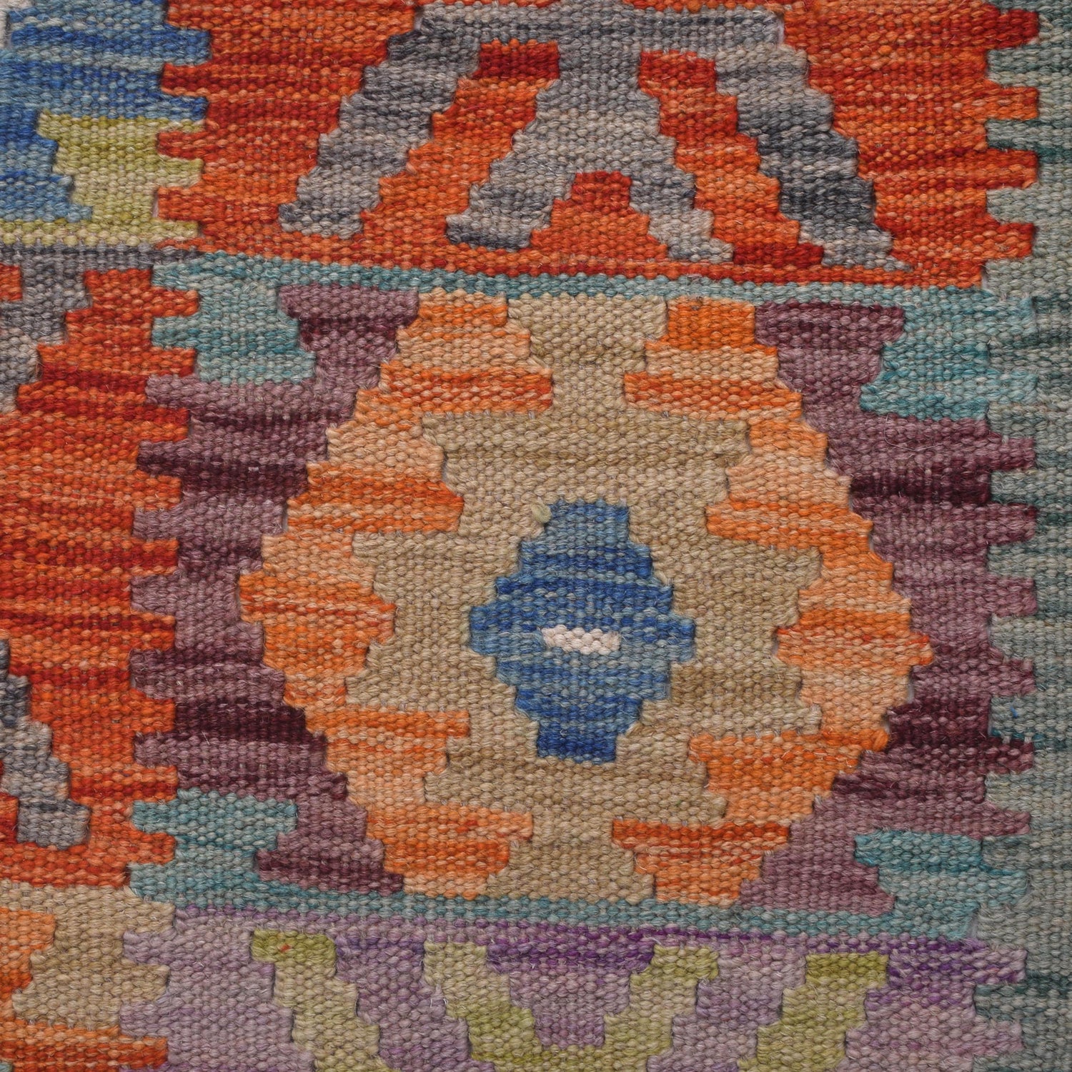 Vegetable Kelim Runner 2' 7" x 9' 9" (ft) - No. W30872