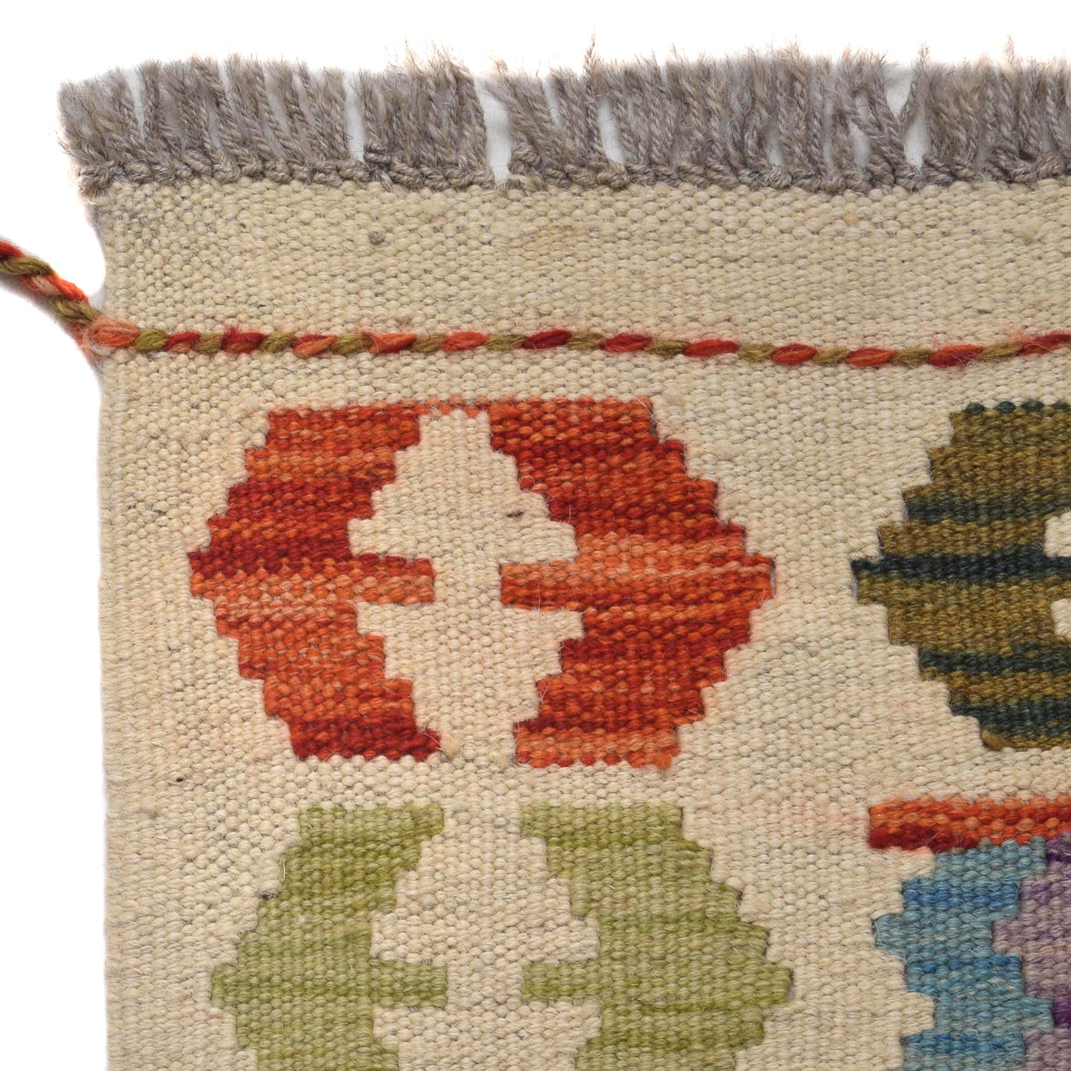 Vegetable Kilim Runner 2' 8" x 9' 5" (ft) - No. W30873