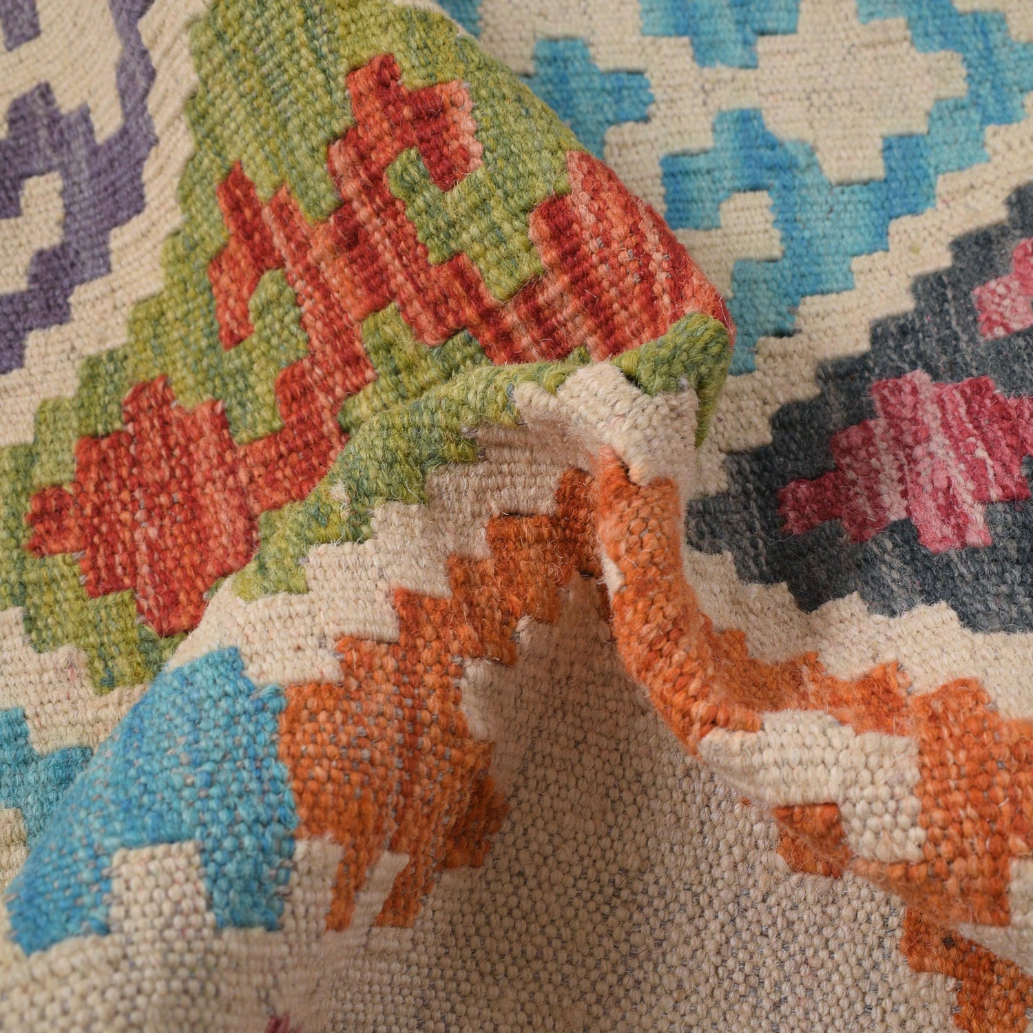 Vegetable Kilim Runner 2' 9" x 9' 5" (ft) - No. W31057