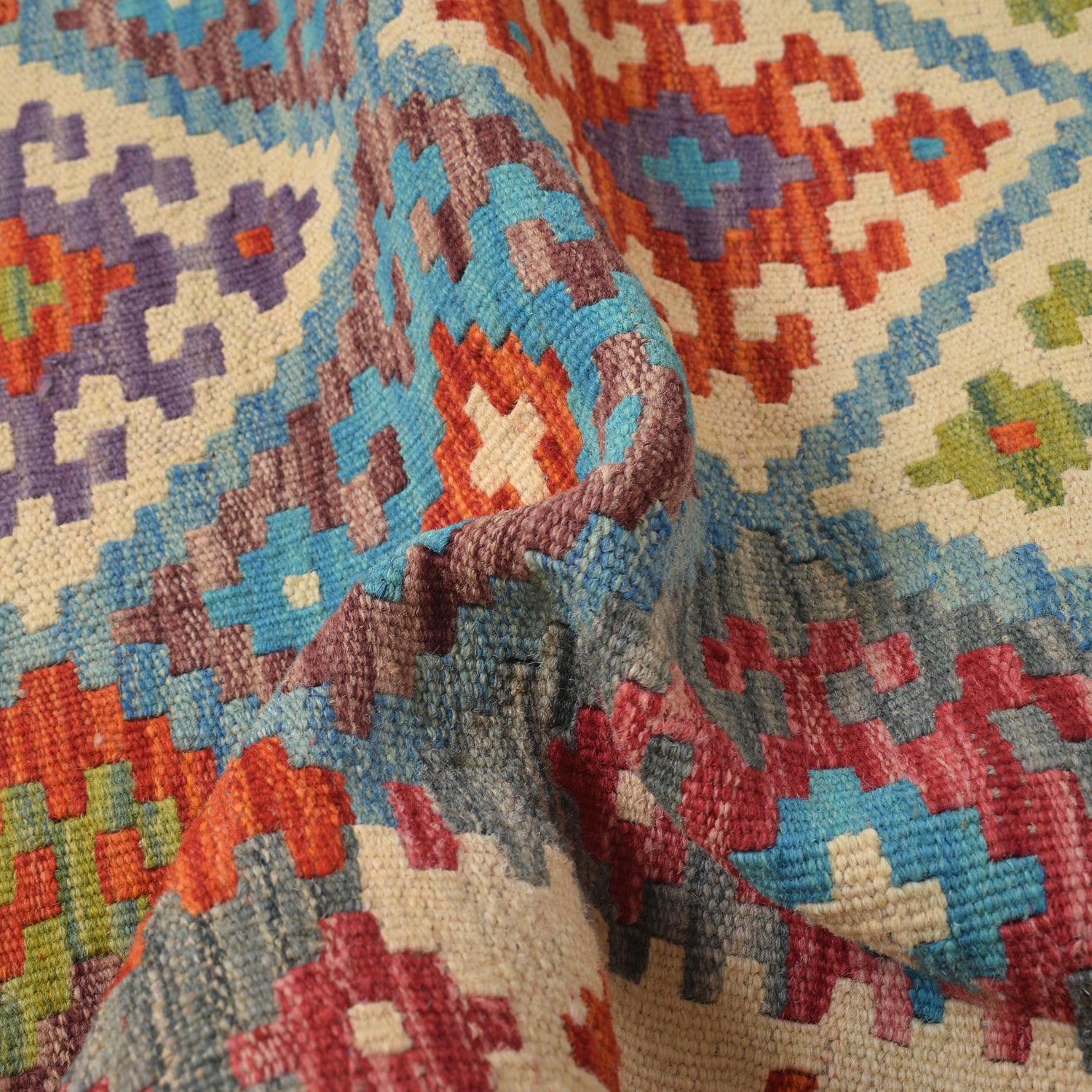 Vegetable Kelim Runner 2' 9" x 9' 4" (ft) - No. W31059