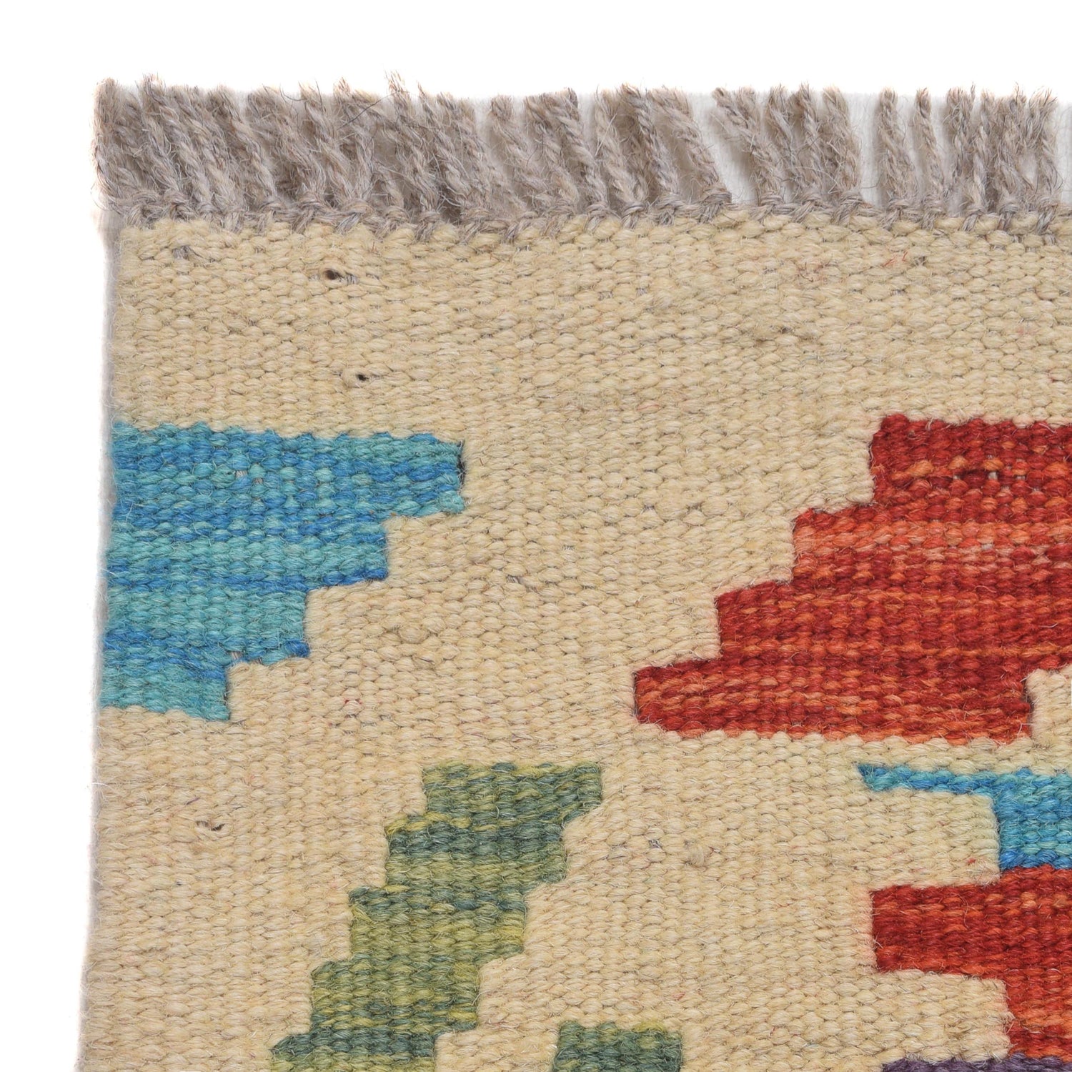 Vegetable Kelim Runner 2' 8" x 9' 7" (ft) - No. W31062