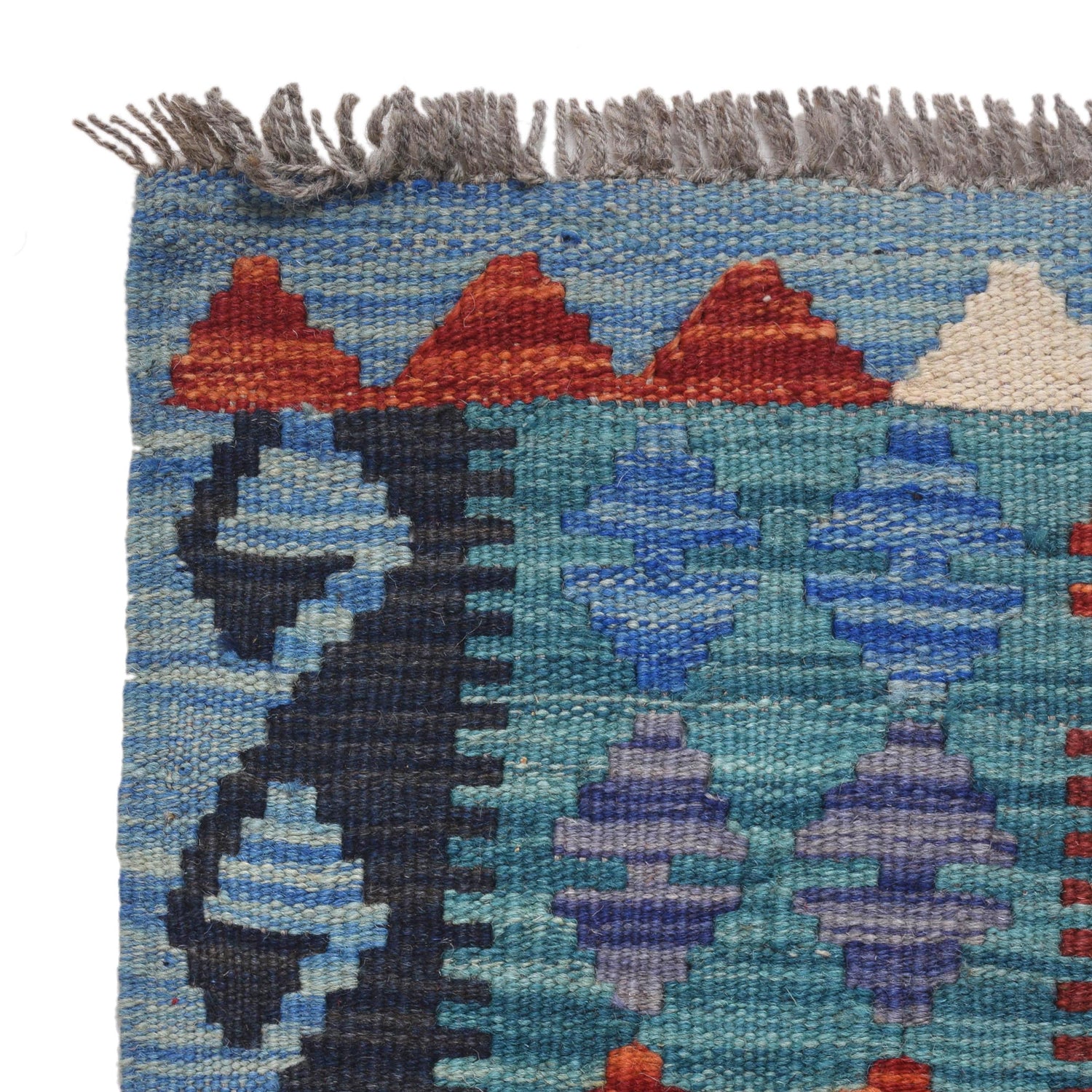 Handmade Vegetable Kelim 4' 3" x 6' 4" (ft) - No. W31078