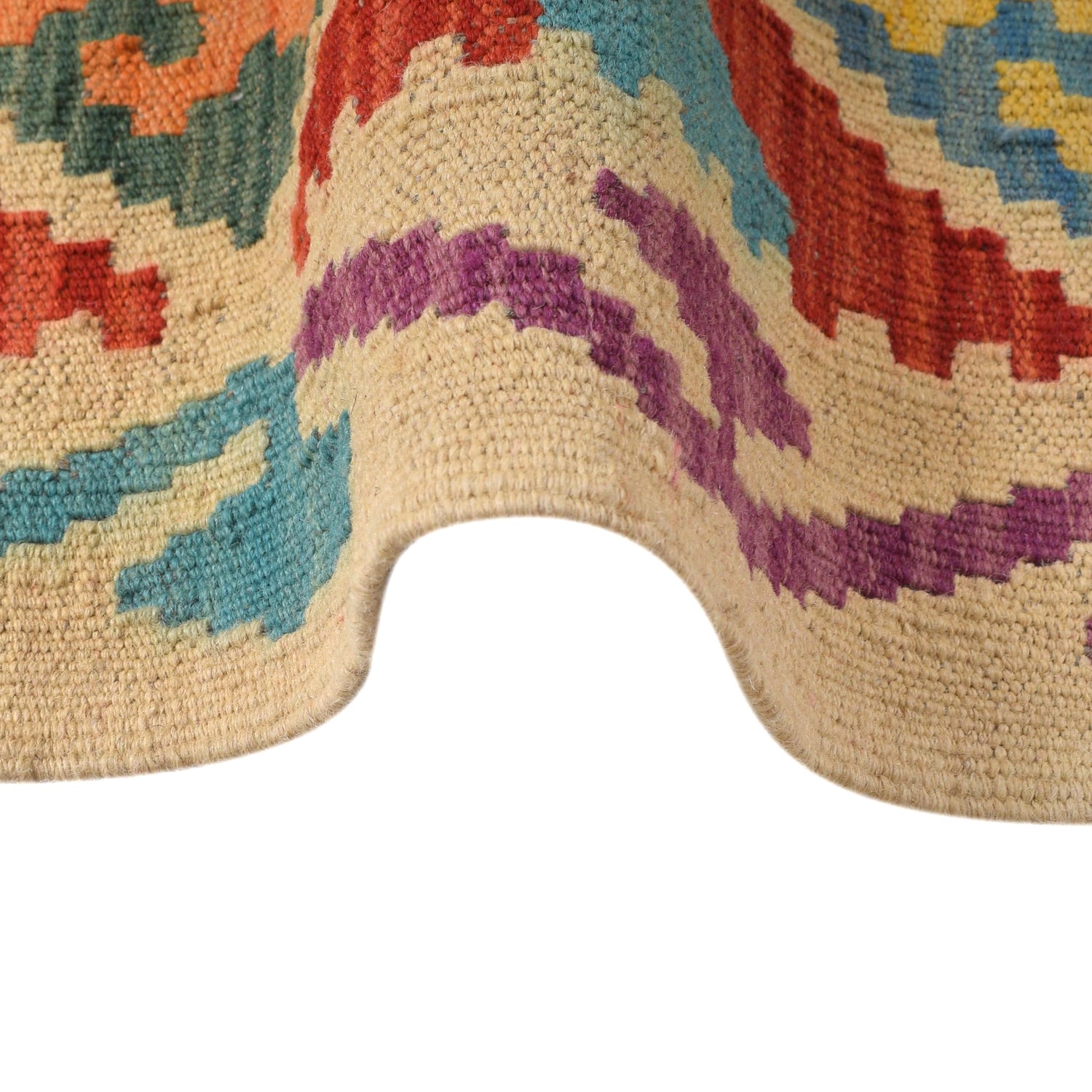 Vegetable Kilim Runner 2' 11" x 9' 8" (ft) - No. W31085