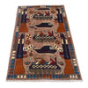 Hand Knotted War Rug 2' 8" x 4' 2" (ft) - No. W31087