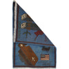Blue Color War Rug 2' 0" x 2' 11" (ft) - No. W31089