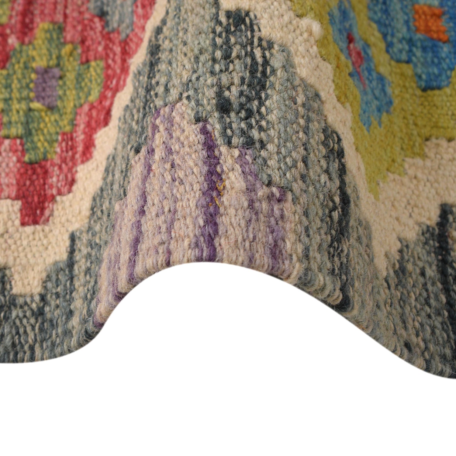 Vegetable Kelim Runner 2' 10" x 9' 4" (ft) - No. W31152