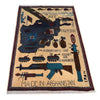 Handmade War Rug 2' 8" x 4' 2" (ft) - No. W31154