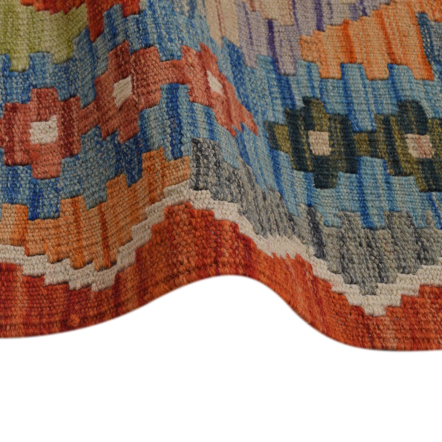 Vegetable Kilim Runner 2' 7" x 9' 9" (ft) - No. W31580