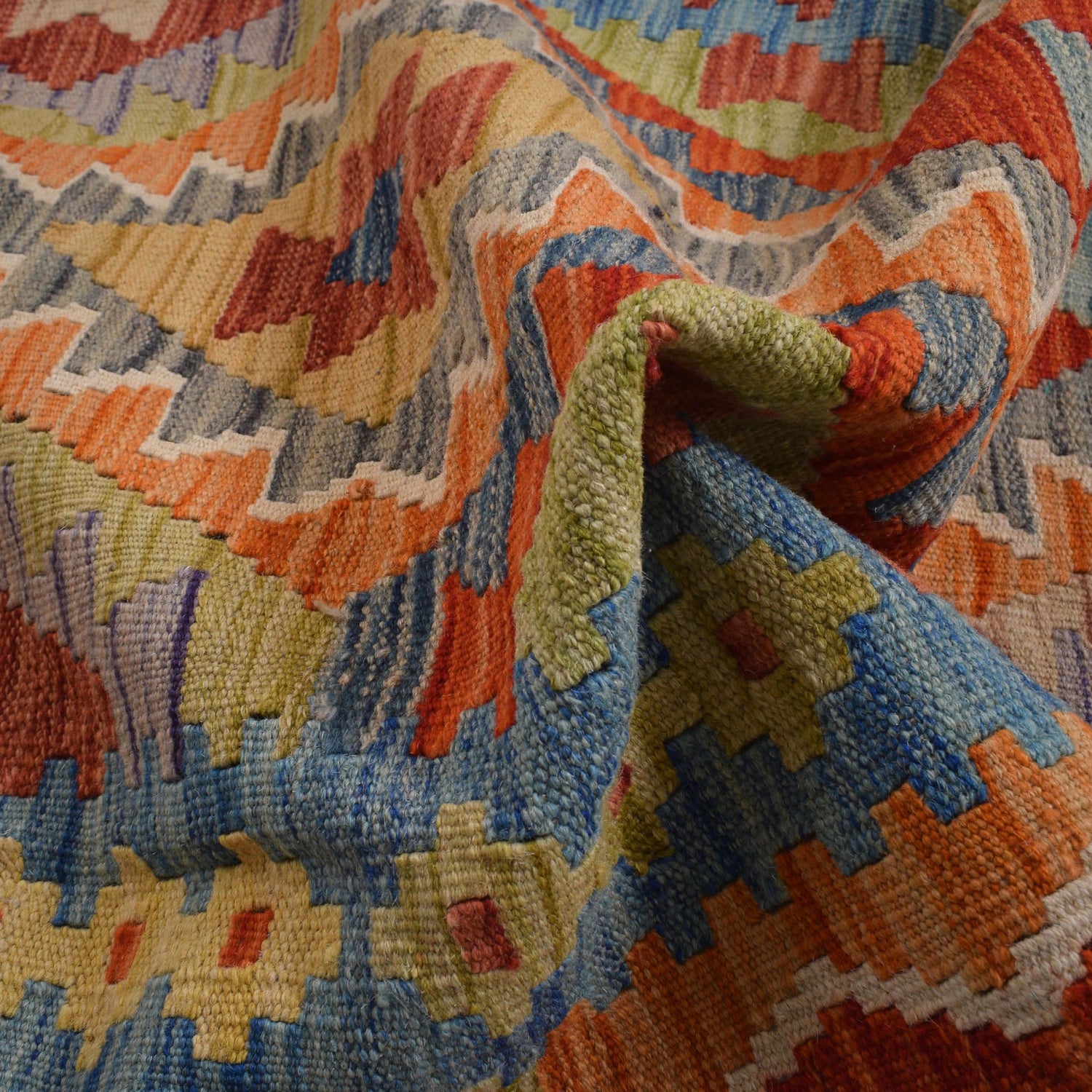 Vegetable Kilim Runner 2' 7" x 9' 9" (ft) - No. W31580