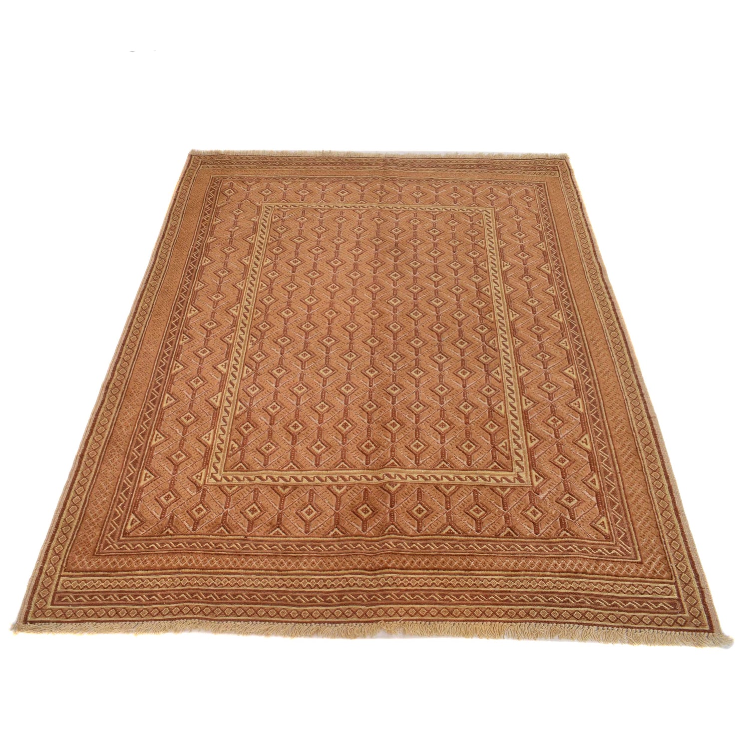 Premium Quality Kilim Rug 4' 1" x 5' 5" (ft) - No. W31596