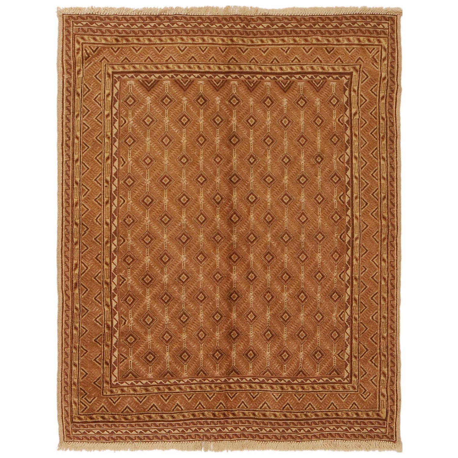 Luxury Kilim Rug 3' 5" x 4' 3" (ft) - No. W31597