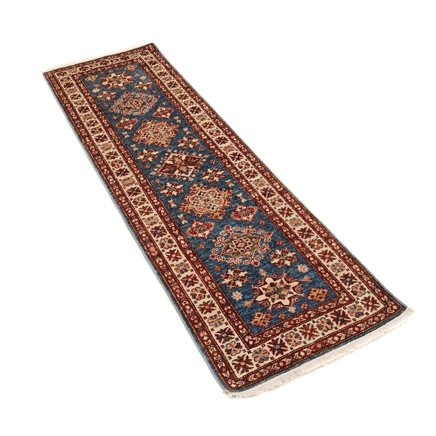 Premium Quality Kazak Runner Rug 2' 1" x 6' 2" (ft) - No. W32073