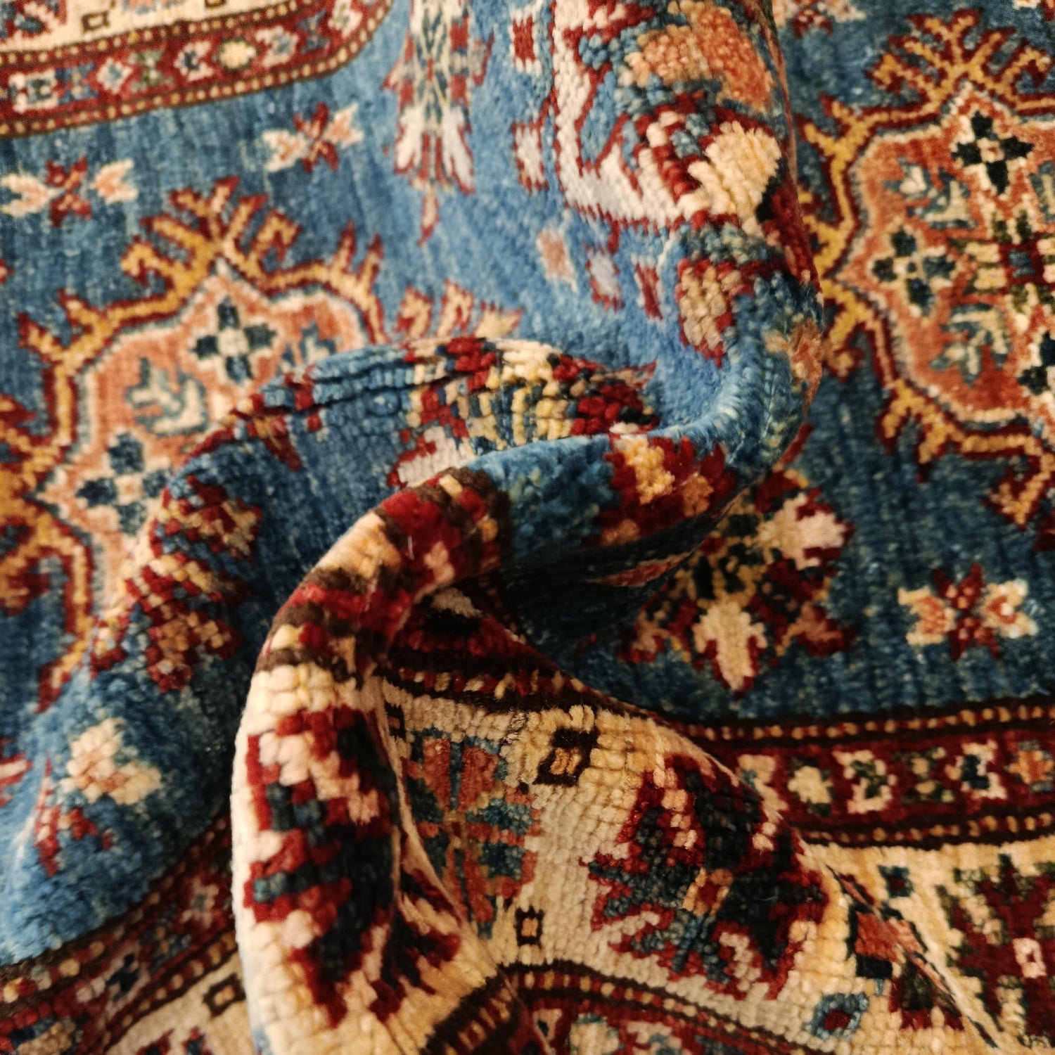 Premium Quality Kazak Runner Rug 2' 1" x 6' 2" (ft) - No. W32073