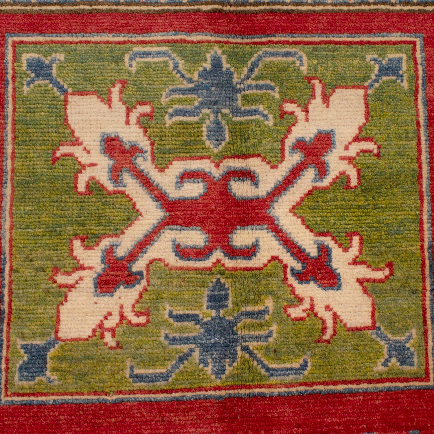 Hand Knotted Kazak Rug 3' 10" x 5' 11" (ft) - No. W34027