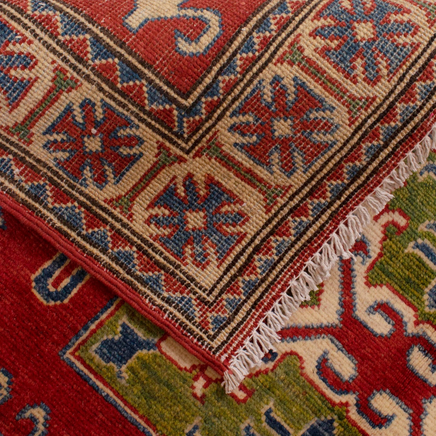 Hand Knotted Kazak Rug 3' 10" x 5' 11" (ft) - No. W34027