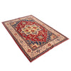 Red Kazak Rug 4' 1" x 5' 9" (ft) - No. W34030