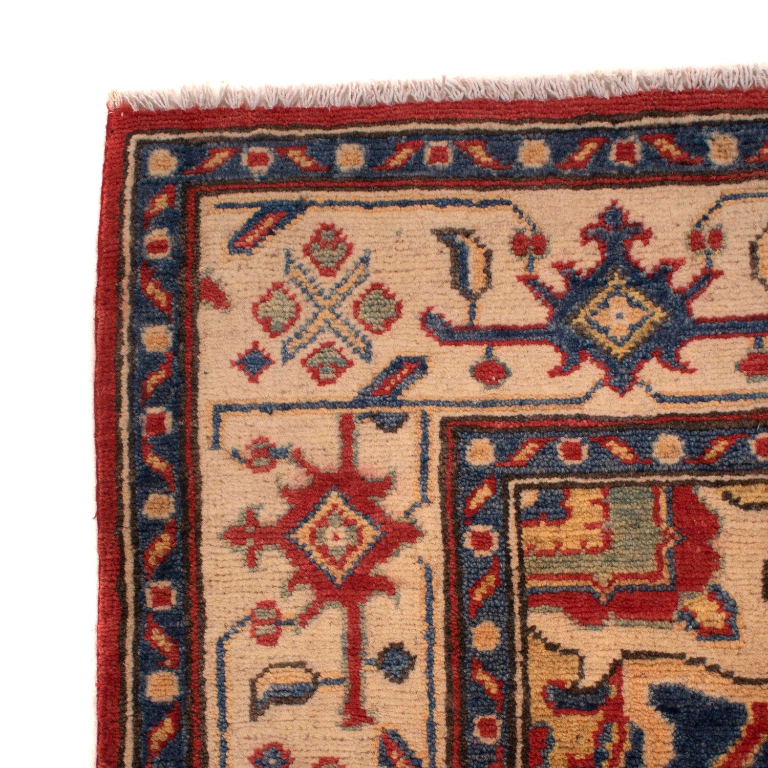 Red Kazak Rug 4' 1" x 5' 9" (ft) - No. W34030